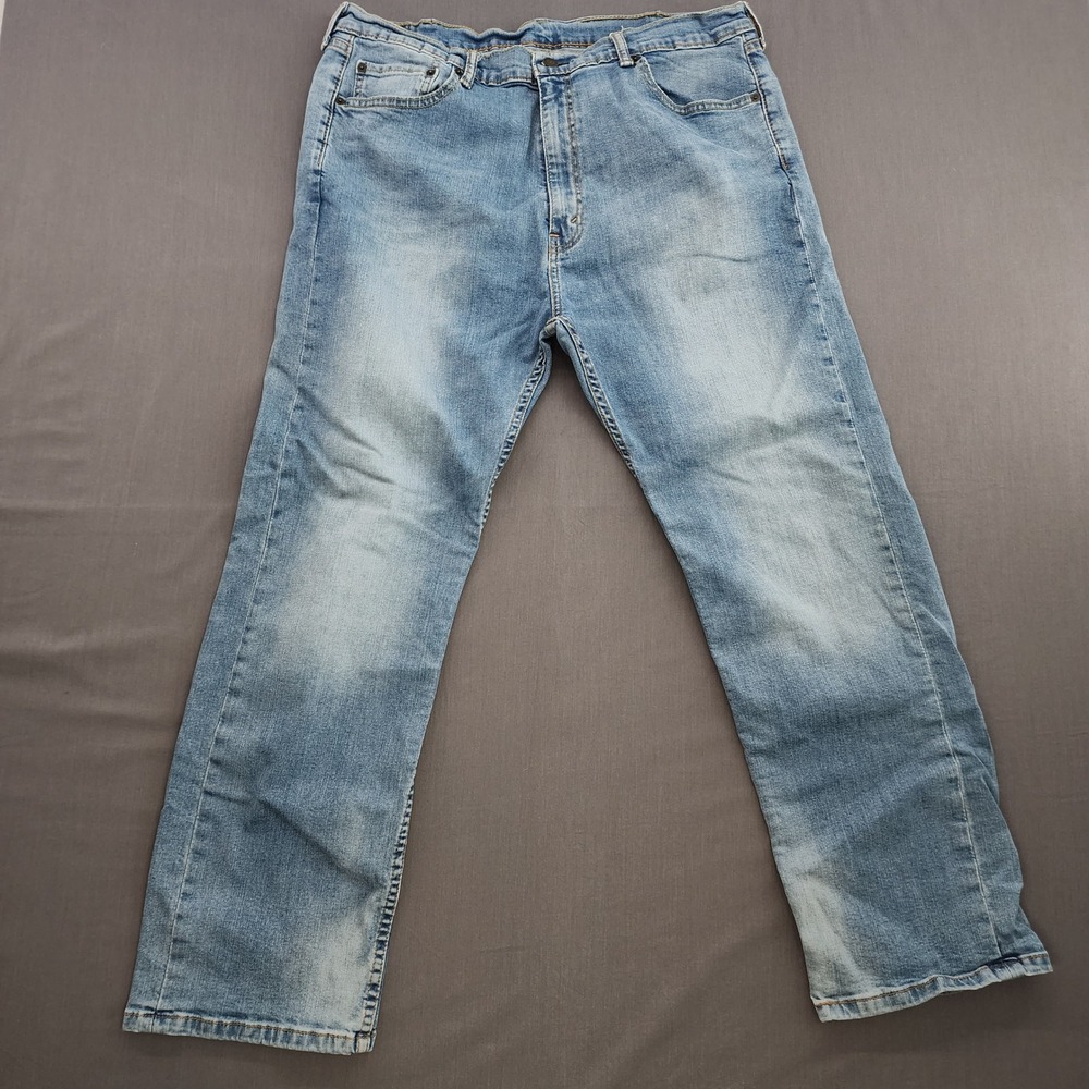Levi's 505 Regular Fit Jeans Men's Size W40 Light Wash Denim Classic